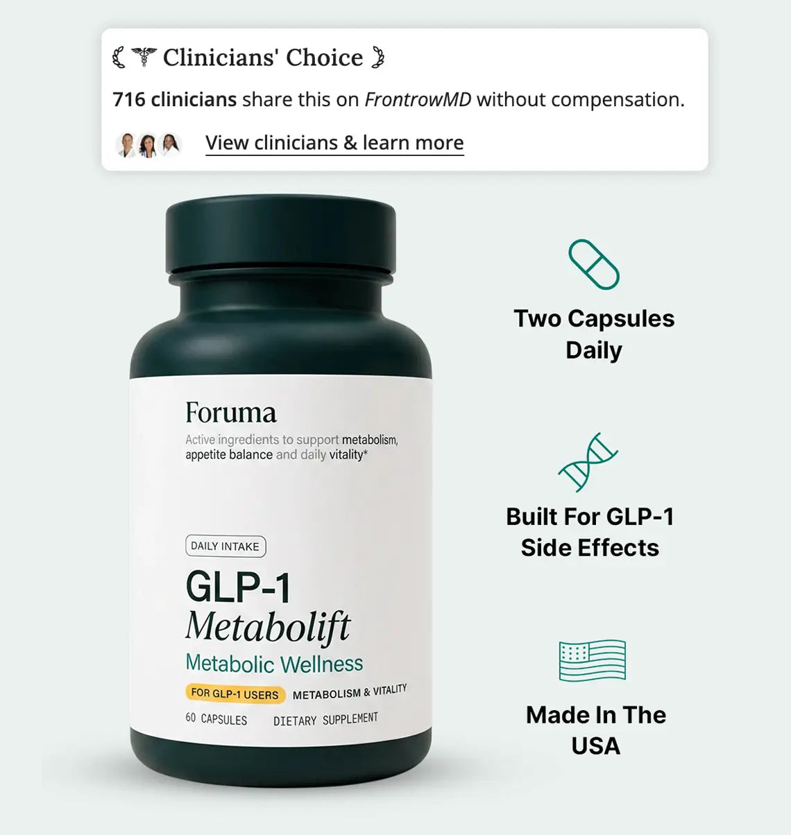 GLP-1 Metabolift Bottle