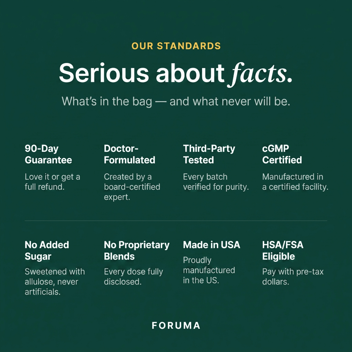 Our standards